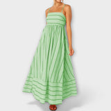 Rosa - Casual Gestreepte Jurk