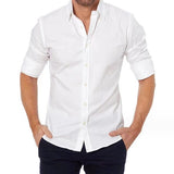 Desmond | Heren Fitted Zip-Up Shirt
