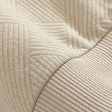 James™ - Vintage Geometrisch Ontwerp Sweater Met Rits