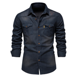FlexiFit Katoenen Denim Shirt