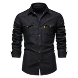 FlexiFit Katoenen Denim Shirt